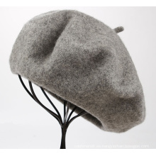 Las señoras de las señoras de lana cálido angora invierno otoño primavera Cap Hat boina (HW806)